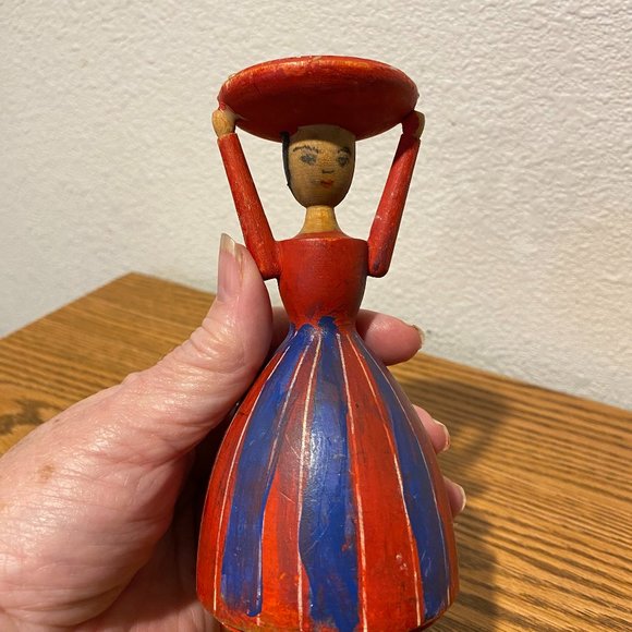 Other - Vintage Wooden Carved Folk Art Figure, Sweden